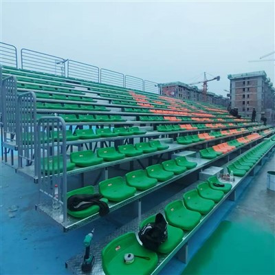 Green Fixed Grandstand